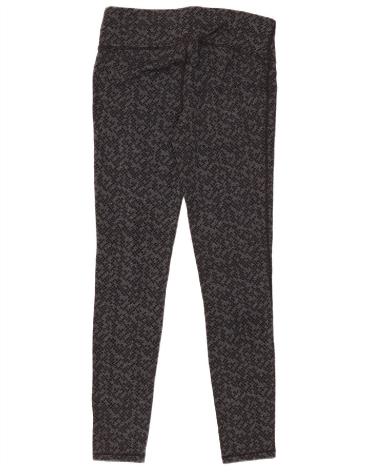 PRANA Leggings da donna UK 8 Piccolo nylon geometrico grigio