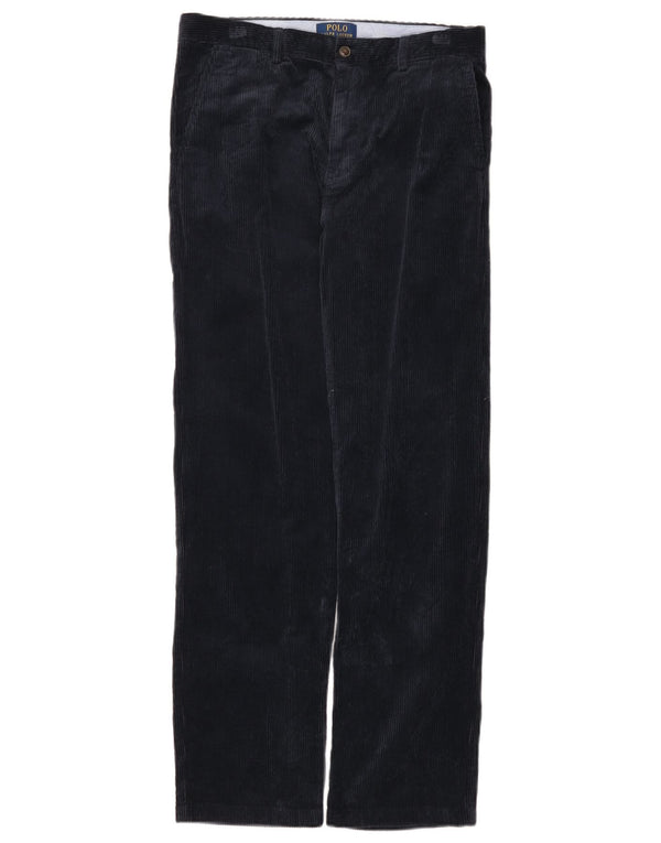 Pantaloni in velluto a coste da ragazzo Polo Ralph Lauren 15-16 anni W30 L30 Blu navy