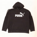 Felpa con cappuccio grafica da uomo Puma XL nera