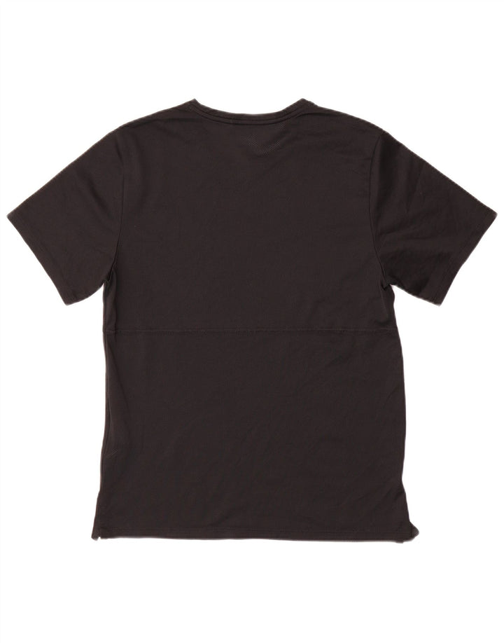 T-shirt NIKE da uomo Dri Fit Top piccola in poliestere nero