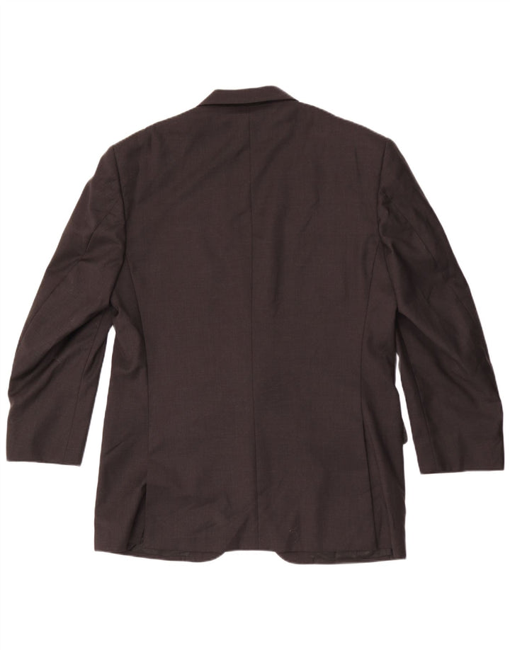Giacca blazer da uomo a 2 bottoni Pierre Cardin IT 50 grande lana grigia