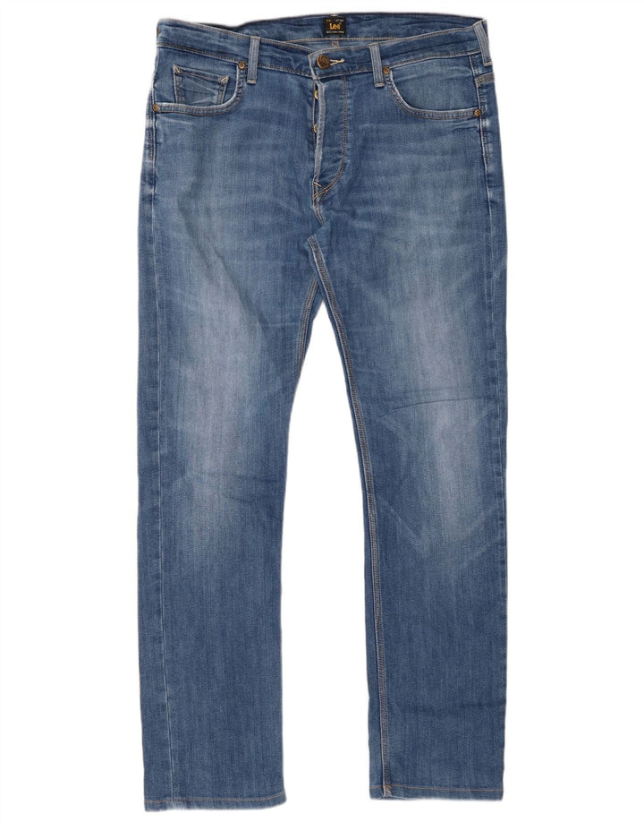 Jeans Lee Powell Slim da uomo W34 L32 in cotone blu