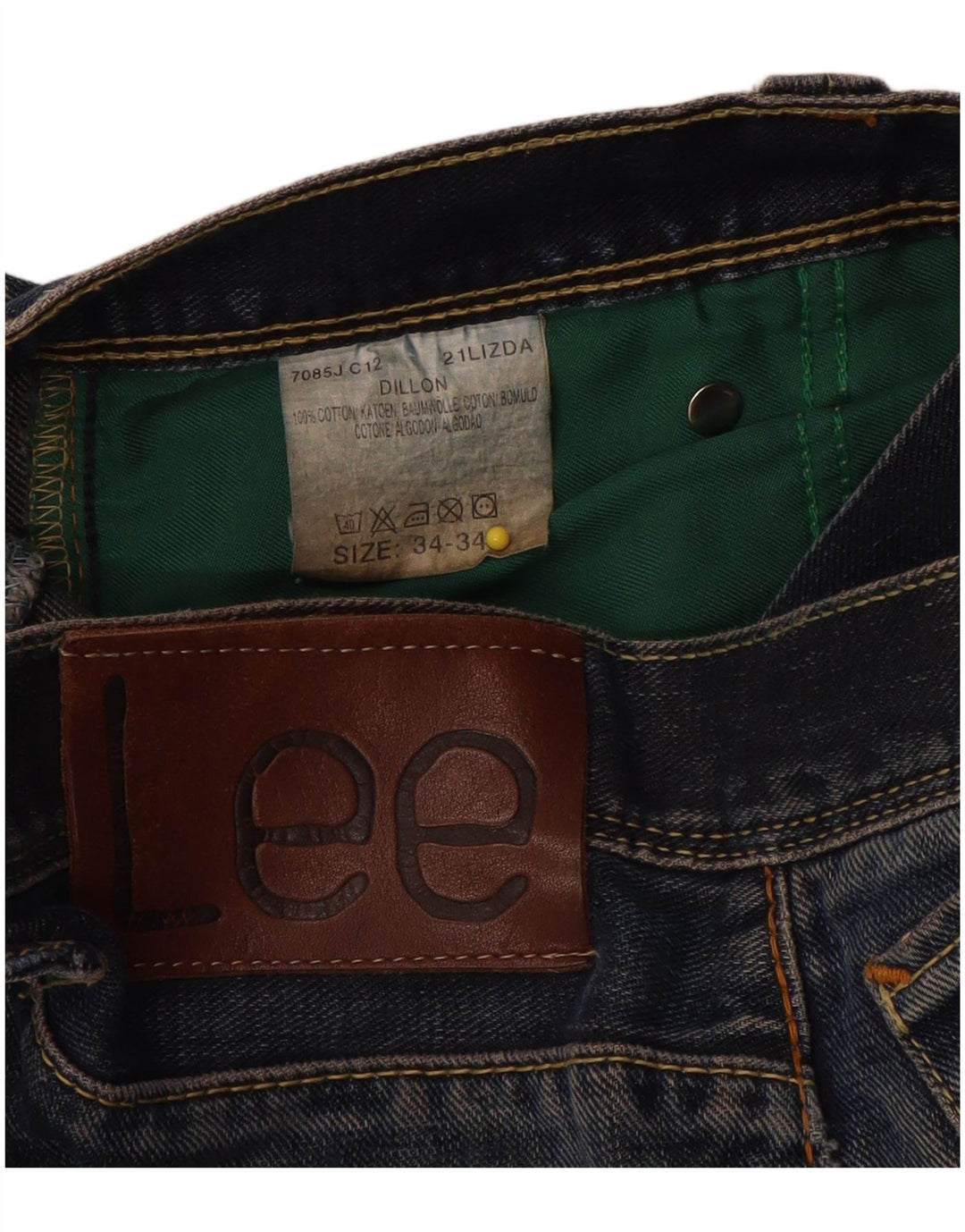 Jeans larghi Dillon da uomo Lee W34 L31 cotone blu navy