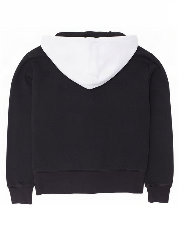Maglione con cappuccio e zip Champion per ragazzi 11-12 anni Large Black Colourblock