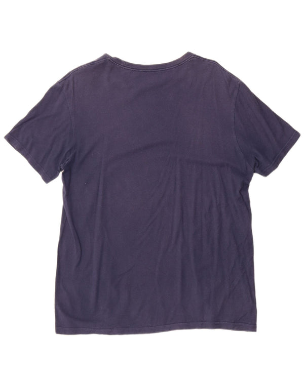 T-shirt grafica da uomo Converse Top medio blu navy