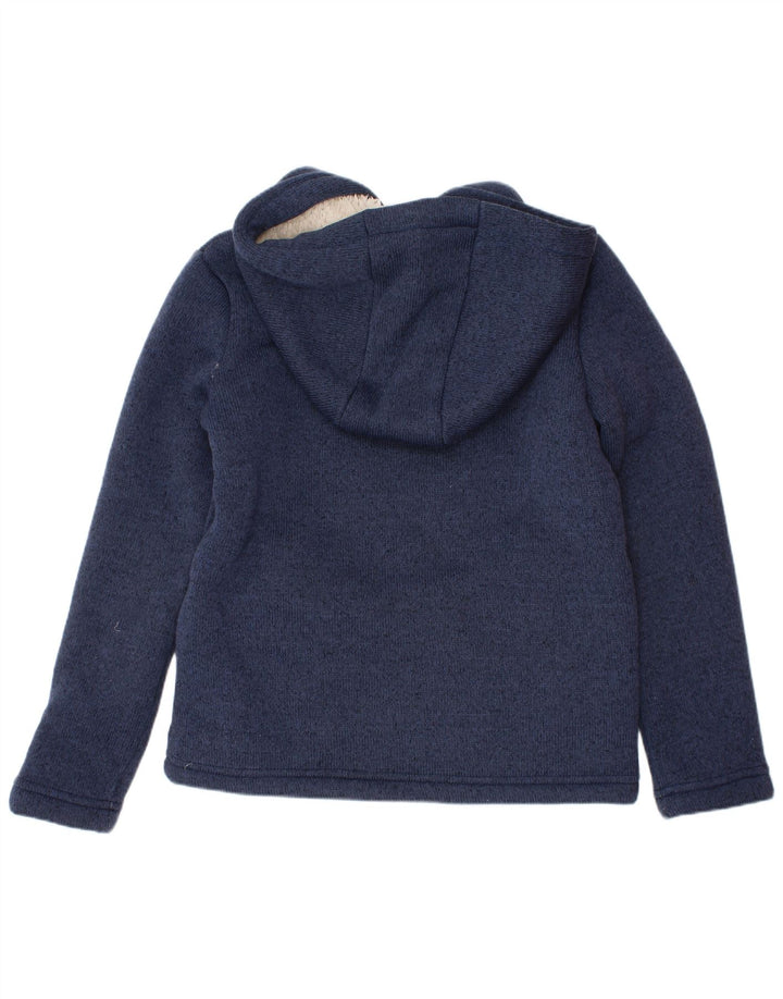 Maglione con cappuccio e zip grafica per ragazze Roxy 5-6 anni in poliestere blu navy