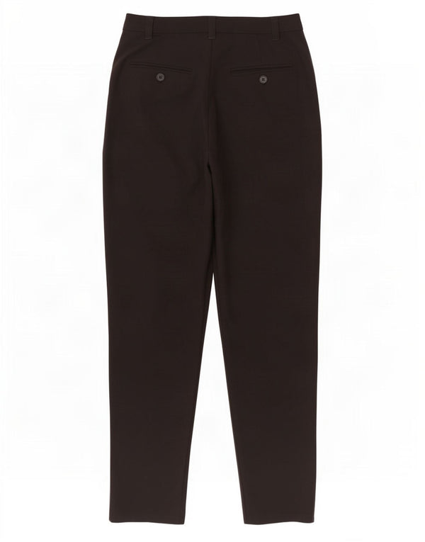 Pantaloni da abito affusolati da donna Topshop UK 8 piccoli W30 L29 poliestere nero