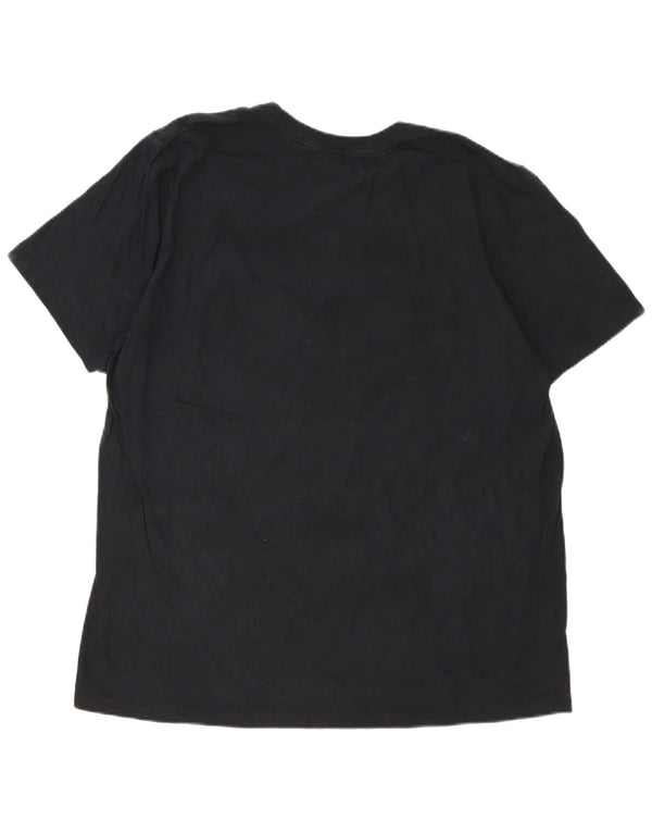 T-shirt grafica da uomo Nike Top XL in cotone nero