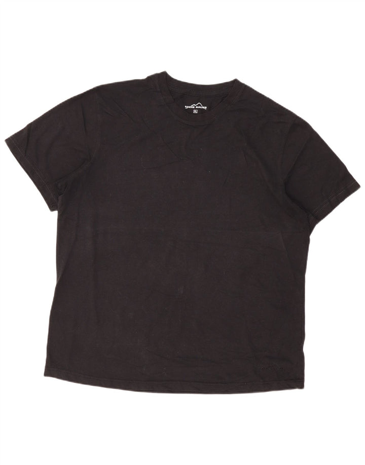 T-shirt da uomo Eddie Bauer Top XL in cotone nero