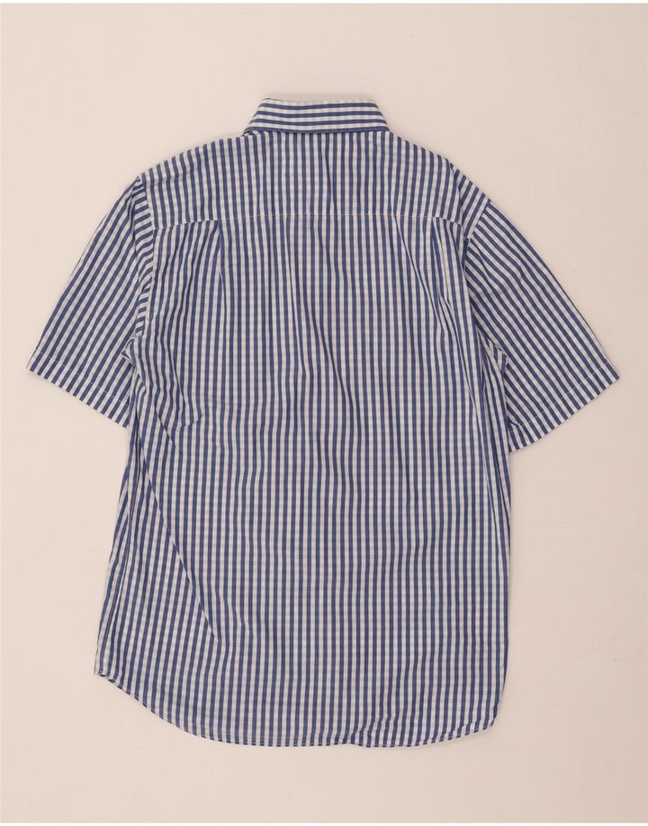 Paul & Shark Camicia a maniche corte da yachting da uomo taglia 40 a quadretti blu medio