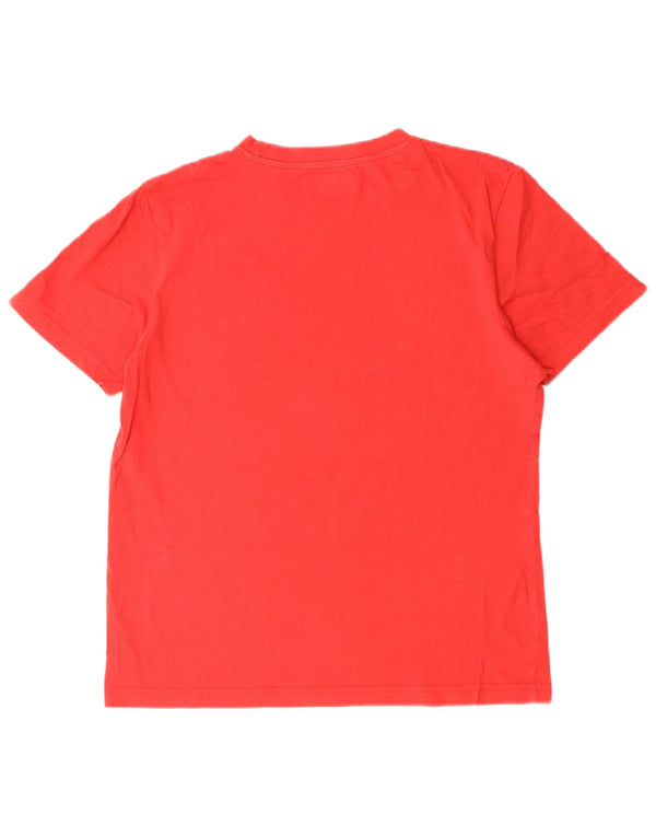T-shirt da donna KAPPA Top UK 14 cotone rosso medio