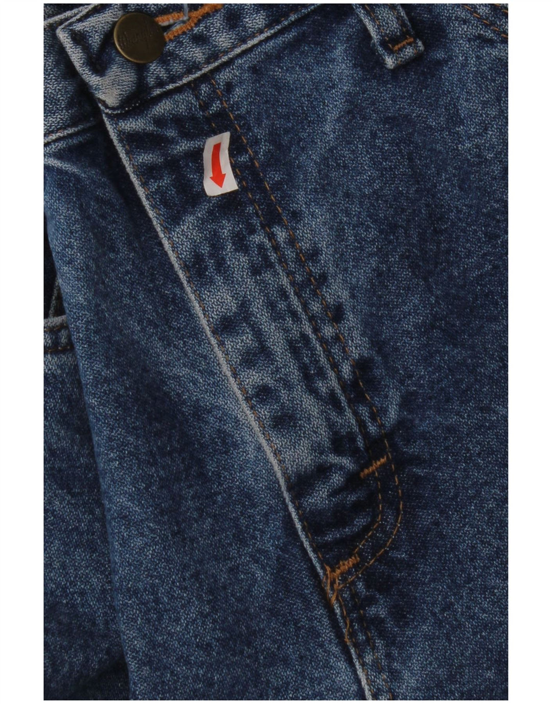 Jeans dritti da uomo WRANGLER W34 L34 cotone blu