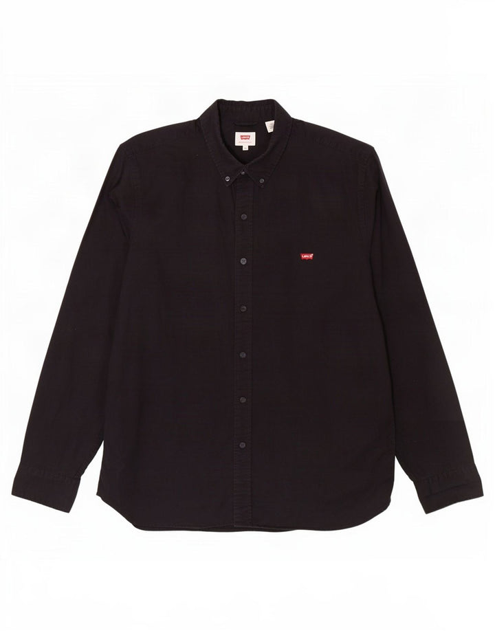 Camicia Levi's da uomo XL in cotone nero