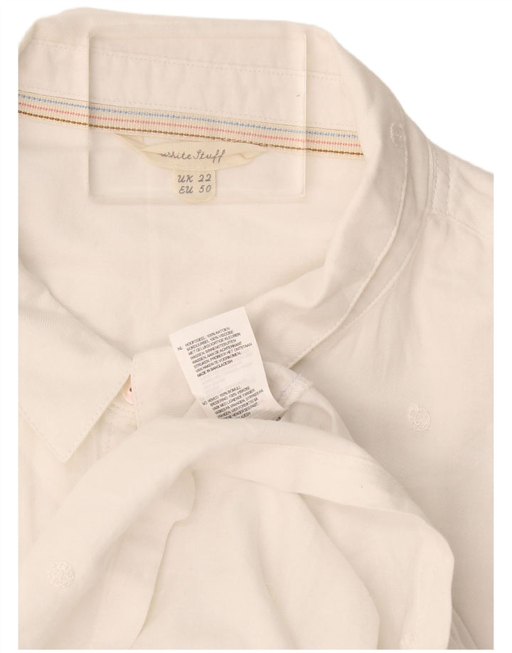 Camicia da donna White Stuff UK 22 3XL Cotone
