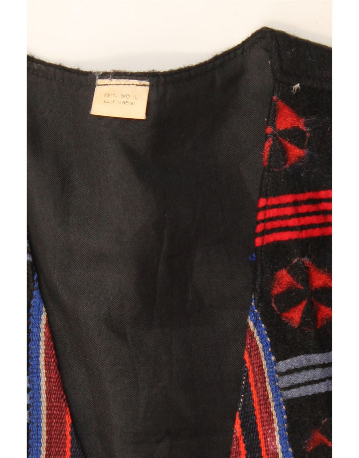 Gilet da uomo VINTAGE medio multicolore in lana Fair Isle