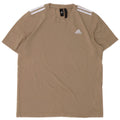 T-shirt da uomo Adidas Top in cotone beige medio