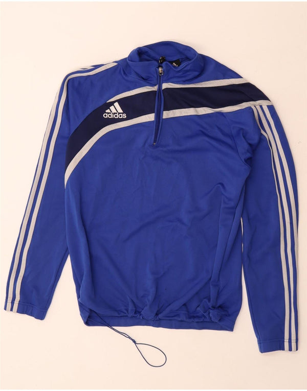 Top della tuta pullover Climalite da uomo ADIDAS UK 40/42 Blu medio