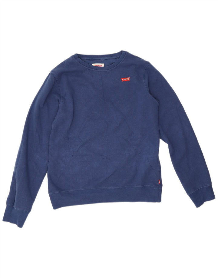Felpa Levi's per ragazzi, 15-16 anni, in cotone blu navy