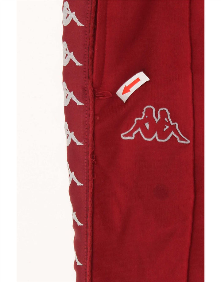 Pantaloni da tuta con grafica da uomo Kappa Small Borgogna in poliestere