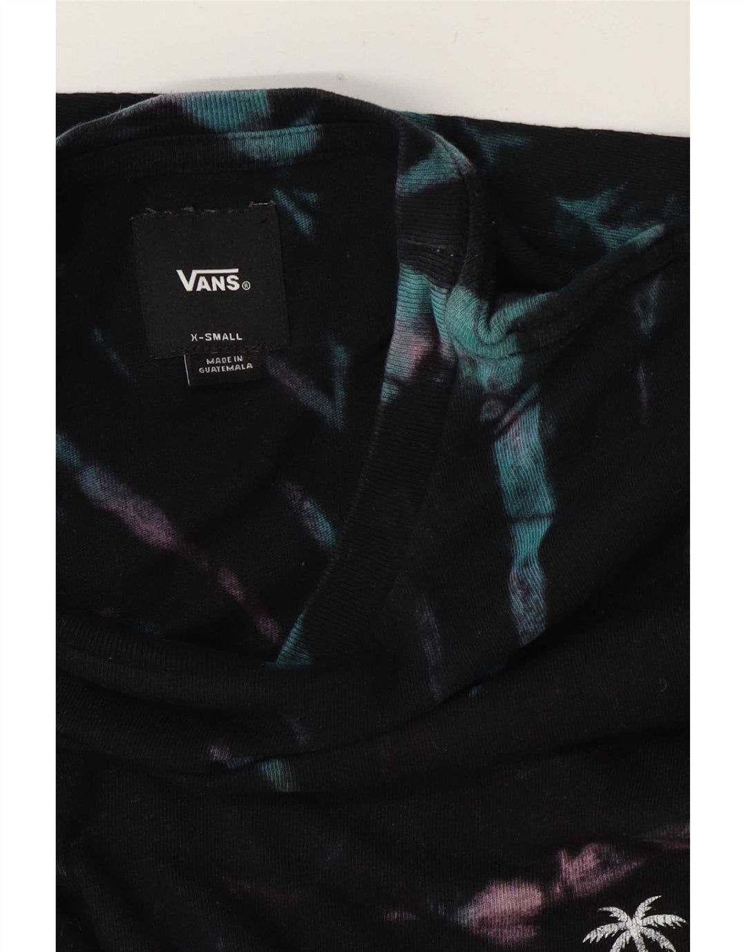 Maglia a maniche lunghe da uomo Vans XS nera Tie Dye