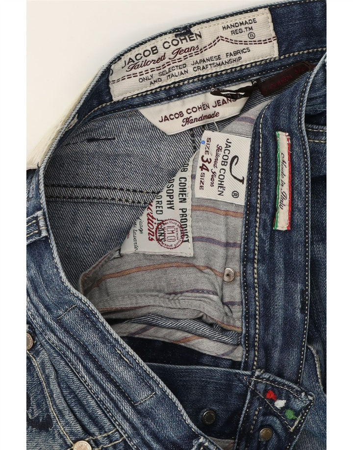 Jeans slim da uomo Jacob Cohen W34 L30 cotone blu