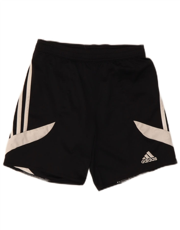 Pantaloncini sportivi Adidas Climalite da ragazzo 7-8 anni, colore nero medio