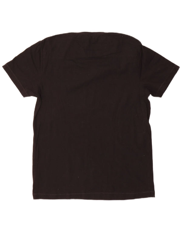 T-shirt da uomo French Connection Top grande in cotone nero