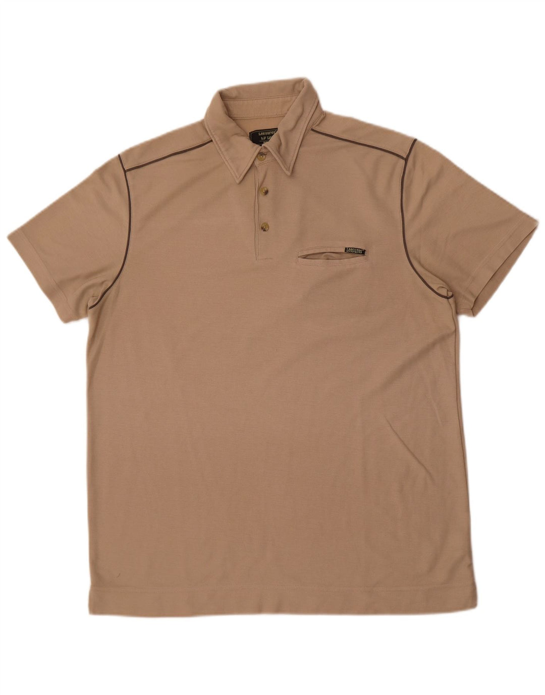 Polo da uomo Lee XL Beige in poliestere