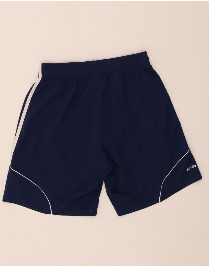 Pantaloncini sportivi ADIDAS da uomo Climalite medio poliestere blu navy