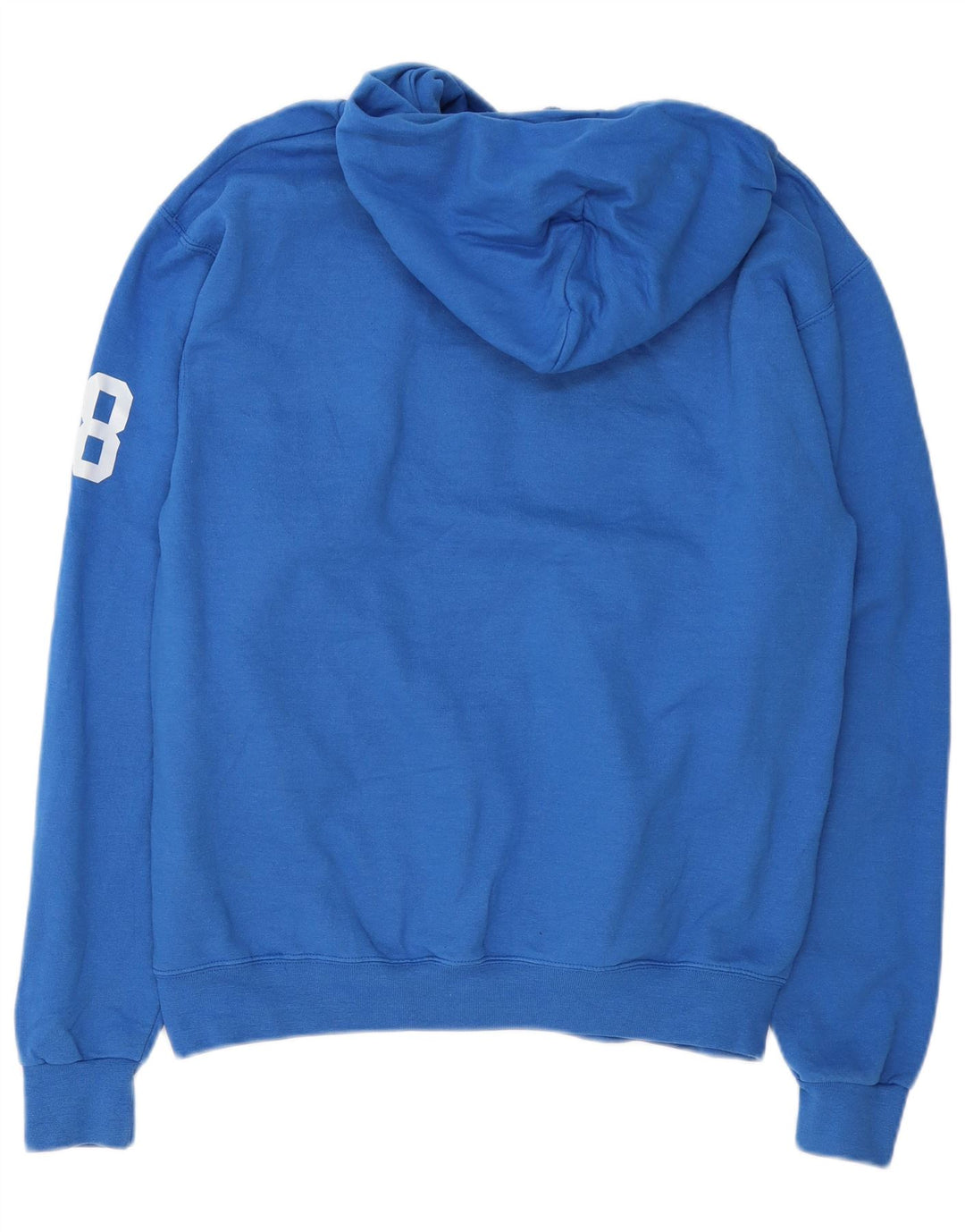 Felpa con cappuccio grafica Champion Huskies da uomo in cotone blu medio
