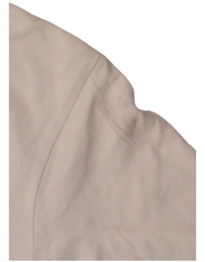 Polo Kappa Uomo Manica Lunga Cotone Bianco Medio