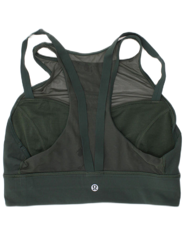 Reggiseno sportivo da donna Lululemon Top US 8 verde medio sportivo
