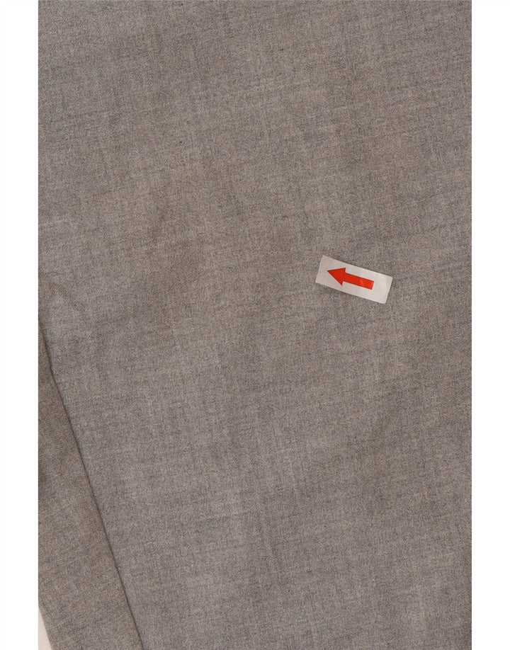 Pantaloni da abito affusolati Zara da donna grandi W30 L29 poliestere grigio