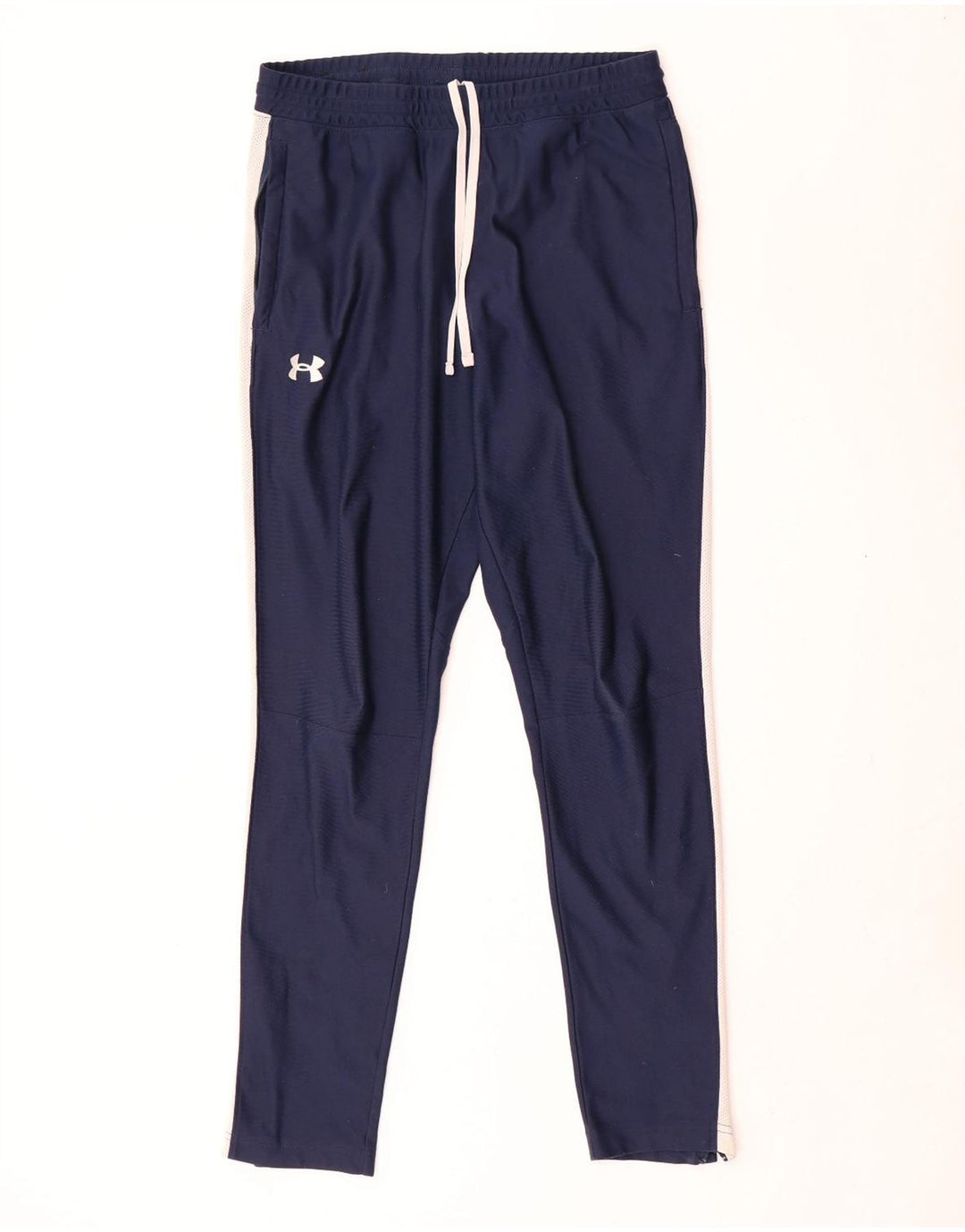 Pantaloni da tuta aderenti da uomo Under Armour a blocchi di colore blu navy medio