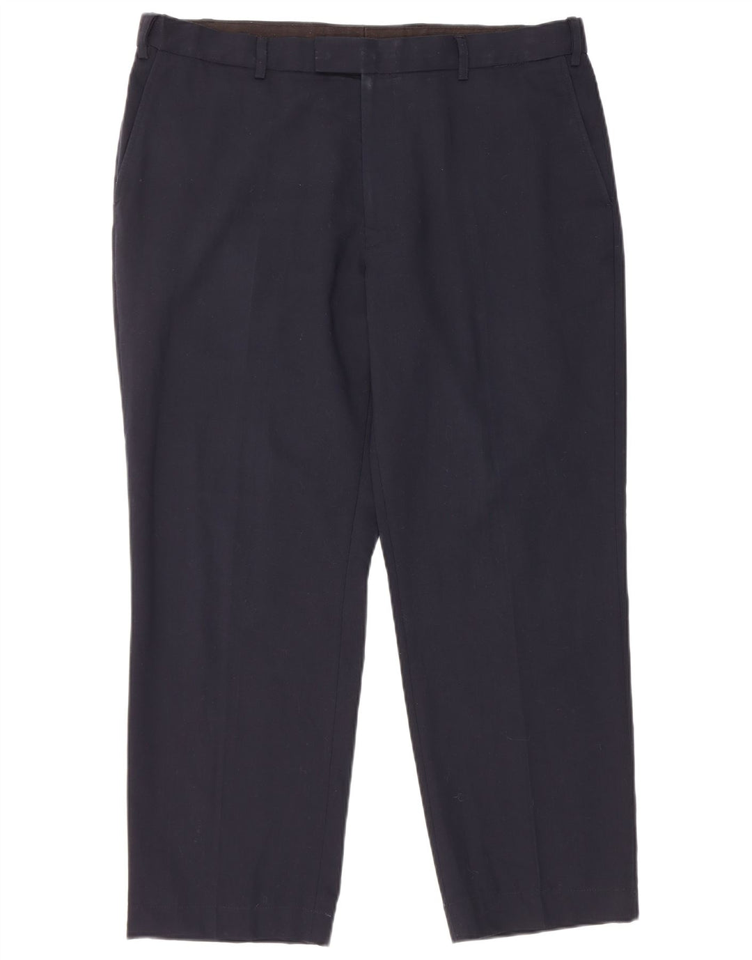 Pantaloni da abito vestibilità regolare Marks & Spencer da uomo W38 L27 Blu Navy