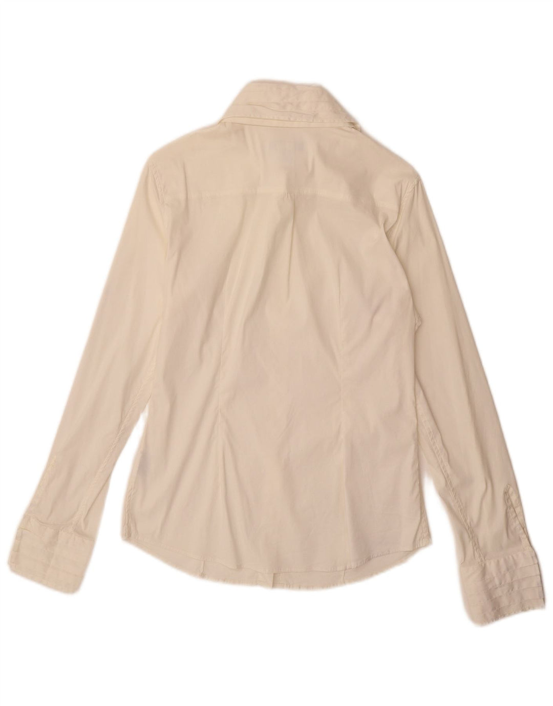 Camicia da donna Gant UK 12 cotone bianco sporco medio