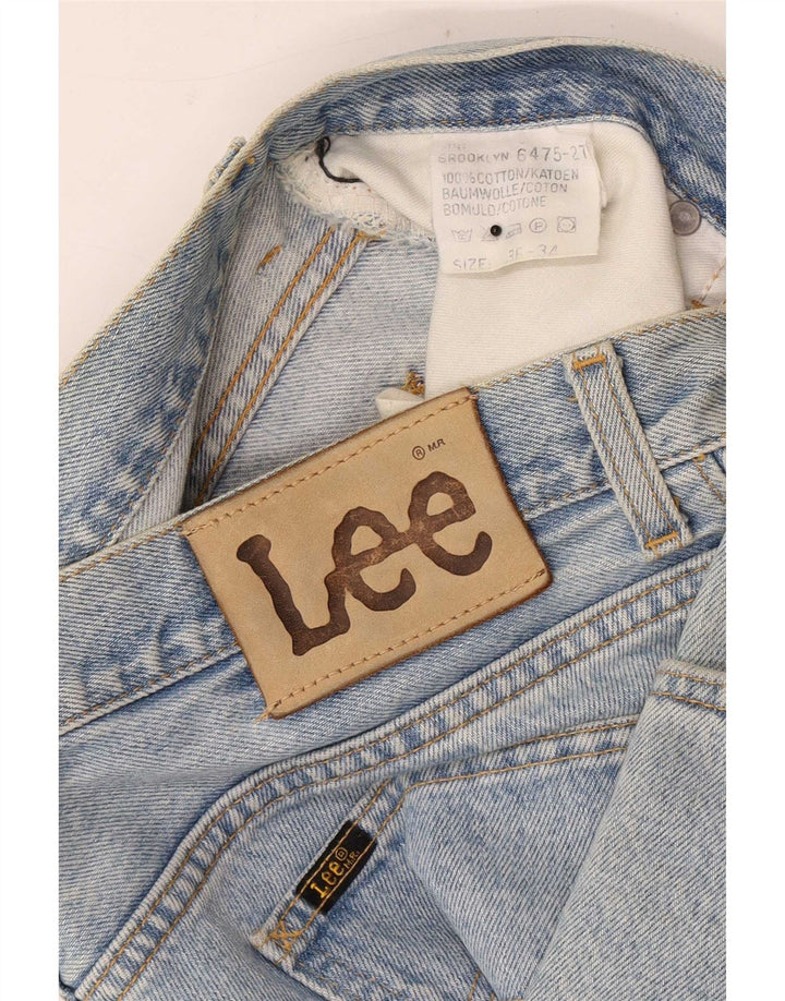 Jeans dritti da uomo Lee Brooklyn W36 L30 cotone blu