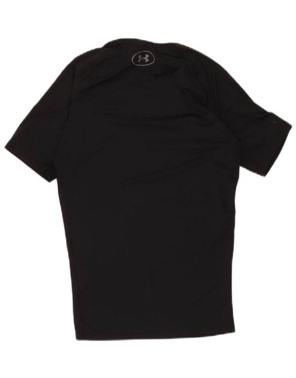 T-shirt a compressione da uomo Under Armour Top in poliestere nero medio