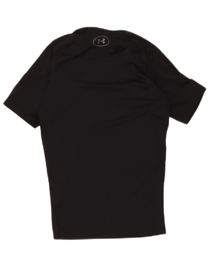 T-shirt a compressione da uomo Under Armour Top in poliestere nero medio