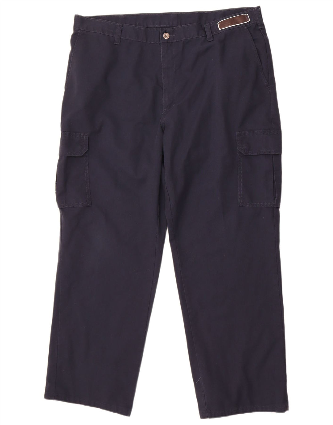 Pantaloni cargo dritti da uomo Dickies W40 L30 poliestere blu navy