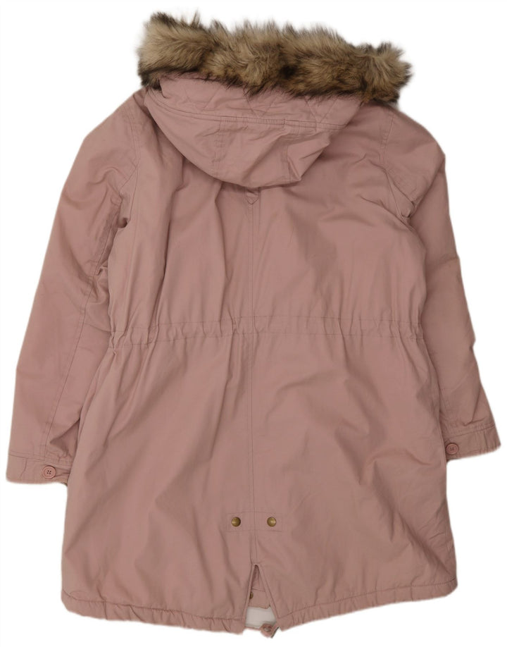 Giacca parka oversize con cappuccio da donna Marks & Spencer UK 16 grande rosa