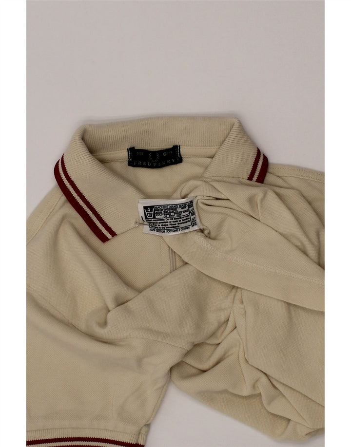Polo Fred Perry da bambino 5-6 anni in cotone giallo