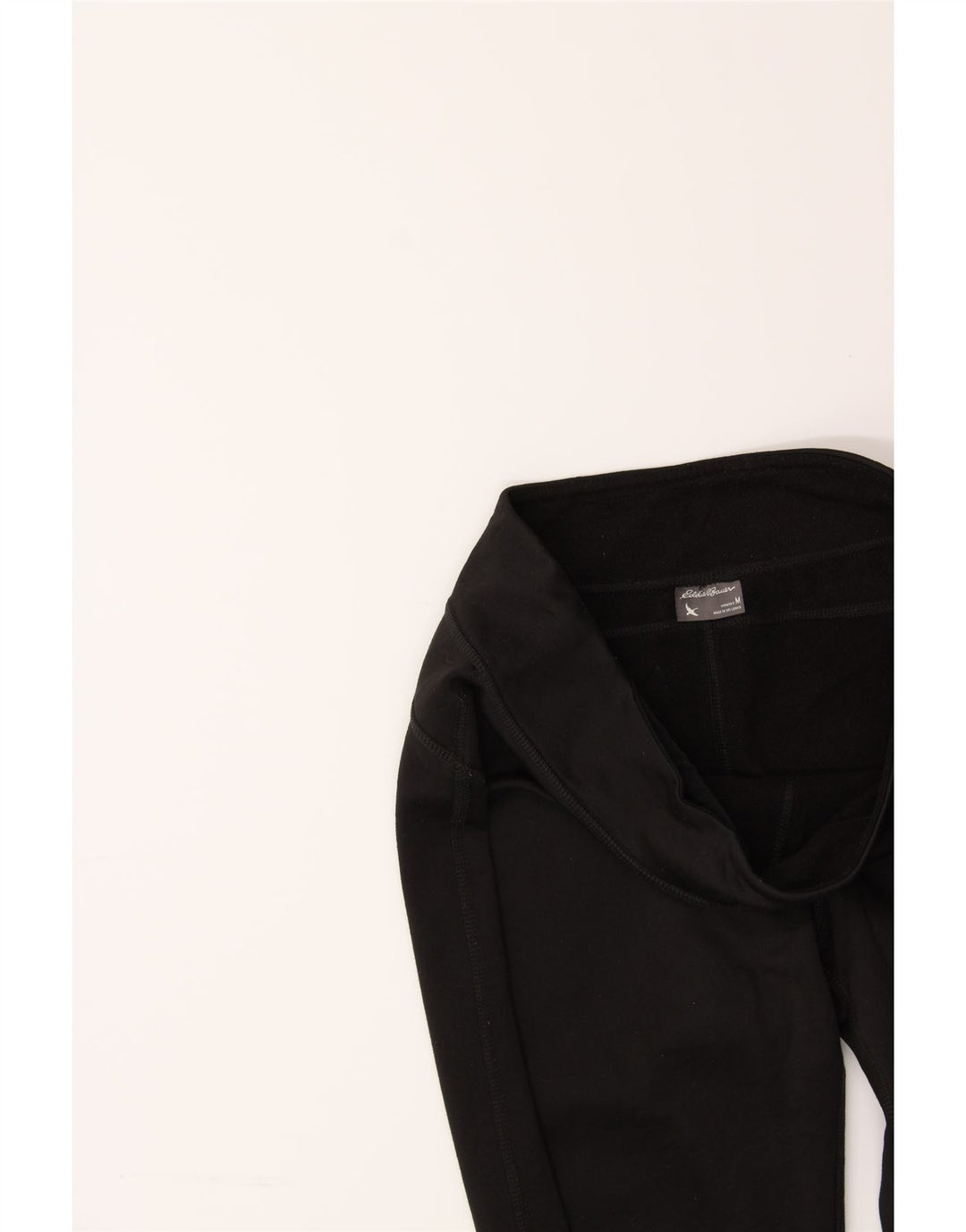 EDDIE BAUER Womens Tracksuit Trousers UK 14 Medium  Black Polyester Vintage Eddie Bauer and Second-Hand Eddie Bauer from Messina Hembry 