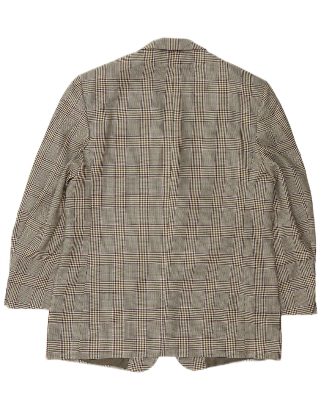 Giacca blazer a 3 bottoni da uomo Brooks Brothers IT 54 2XL lana pied de poule grigia