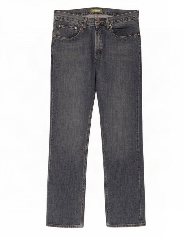 Lee Mens Relaxed Fit Straight Jeans W36 L32 Blue Cotton