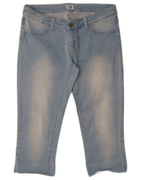 Jeans Capri slim fit per bambina Armani Junior 15-16 anni W32 L21 cotone blu