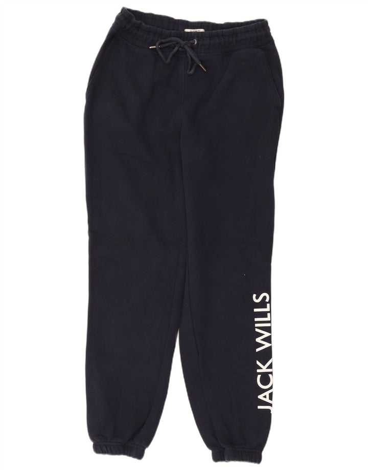 Pantaloni da tuta con grafica da uomo Jack Wills Joggers medio blu navy