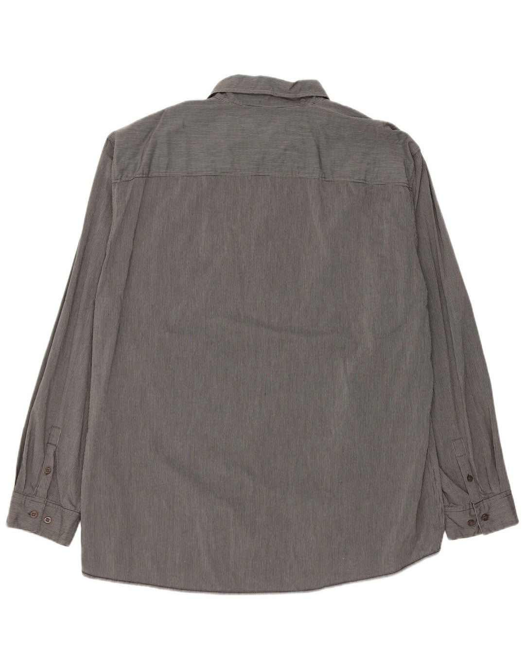 Camicia da uomo Mustang 3XL cotone a righe grigie