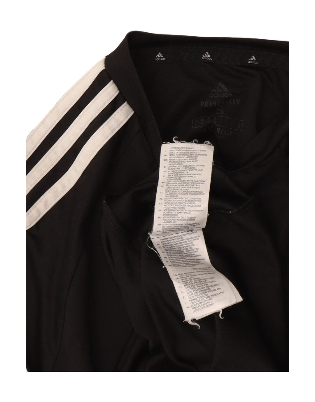 T-shirt grafica Adidas Aeroready da uomo, piccola, in poliestere nero