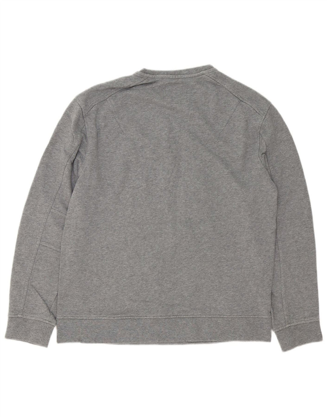 Armani Exchange Felpa grafica da uomo in cotone grigio medio